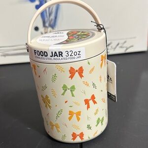 Hydrapeak fall bows and leaves food jar 32 oz